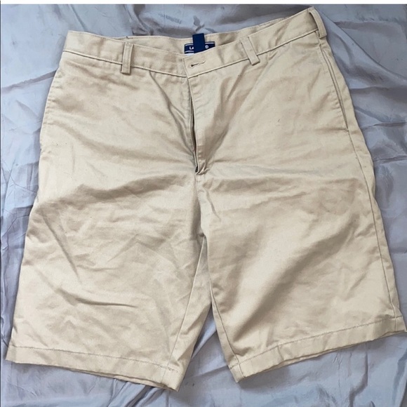 Mens Cotton Plain Front Chino Shorts - Picture 2 of 5